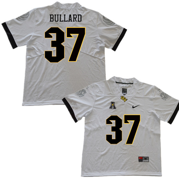 Men #37 Quadric Bullard UCF Knights College Football Jerseys Sale-White